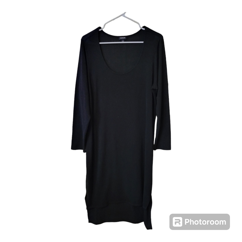 Torrid Black 3/4 Sleeve Dress Size 1